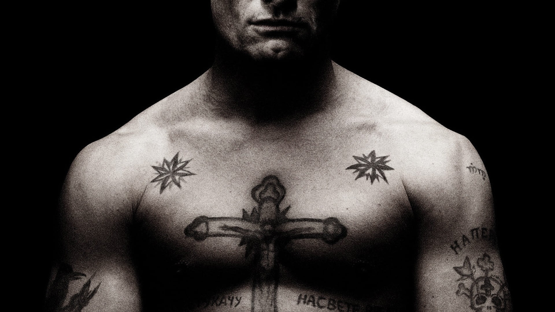 Black Cross Tattoo, Mafia, Tattoo, Muscles, Russian - Eastern Promises , HD Wallpaper & Backgrounds