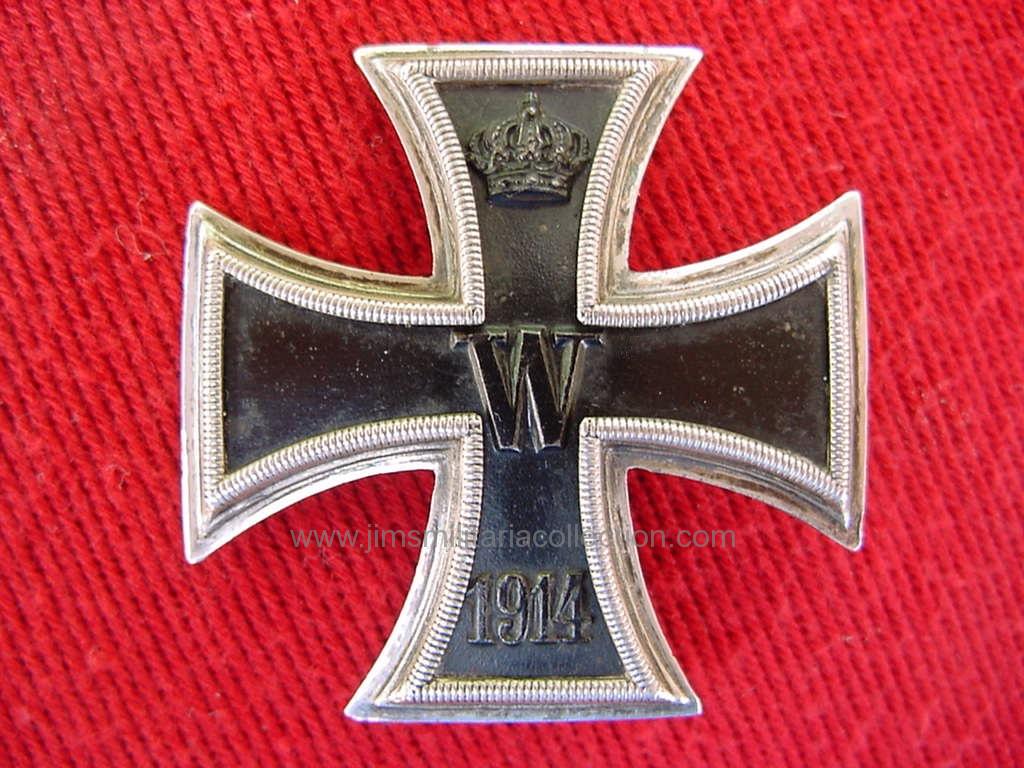 Wwi Imperial German Iron Cross 1st Class 1914 800 Silver - Red Cross Nazi , HD Wallpaper & Backgrounds