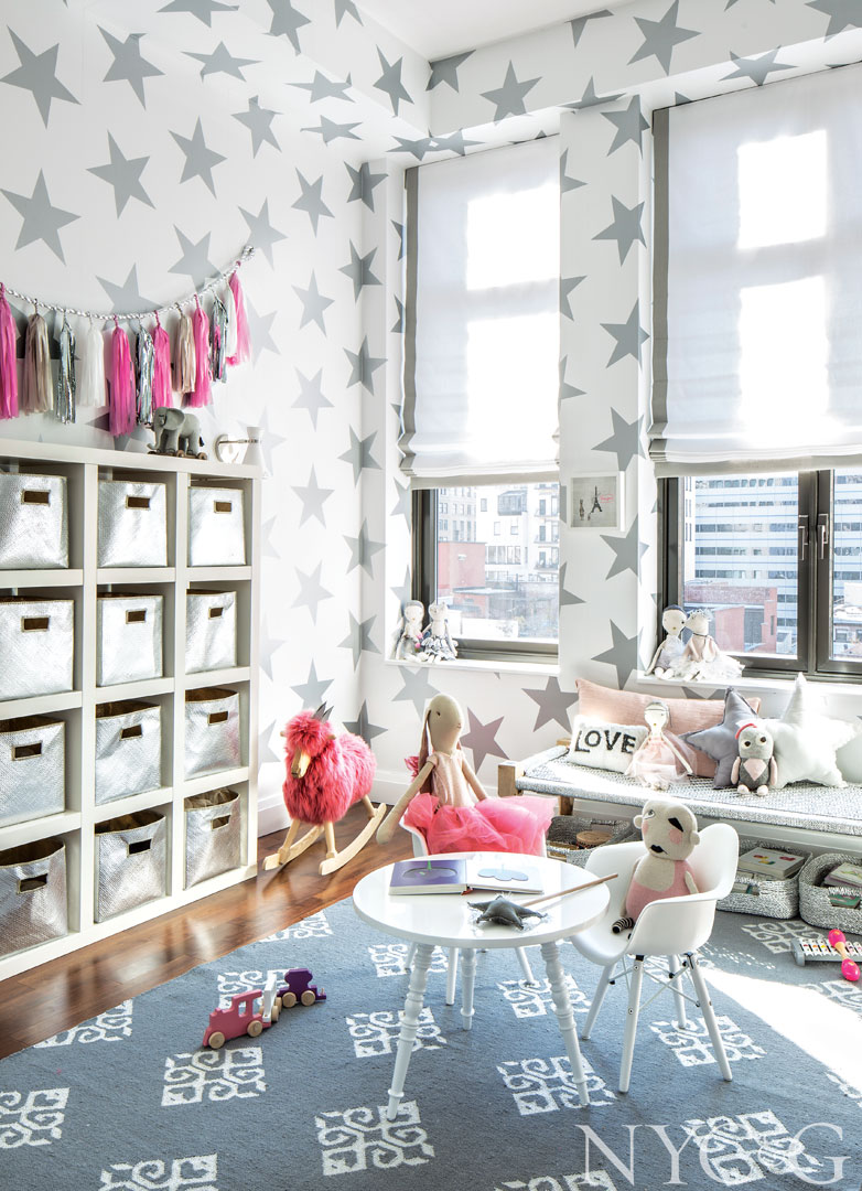 The Daughter's Playroom Walls Wear Sissy Marley's Lucky - Playroom , HD Wallpaper & Backgrounds