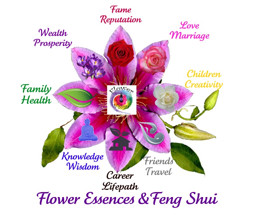 Floweressences-fengshui - Feng Shui Flowers And Plants , HD Wallpaper & Backgrounds