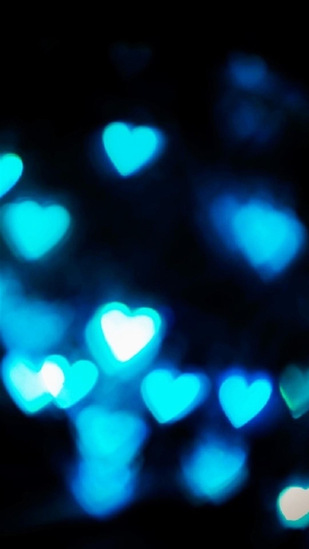 Htc One M8 Mobile Wallpapers Hd Blue Hearts - Blue Colour Wallpapers For Mobile , HD Wallpaper & Backgrounds