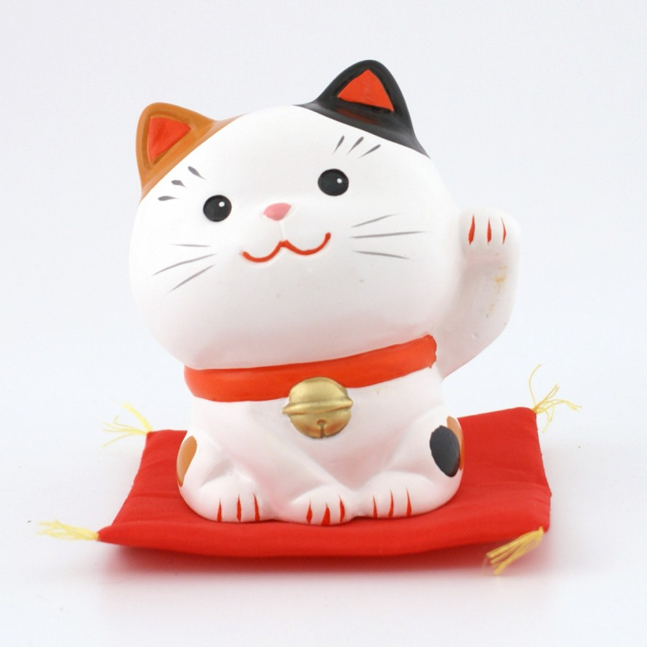 Unique Japanese Manekineko Lucky Cat, Sn-014, Left - Stuffed Toy , HD Wallpaper & Backgrounds