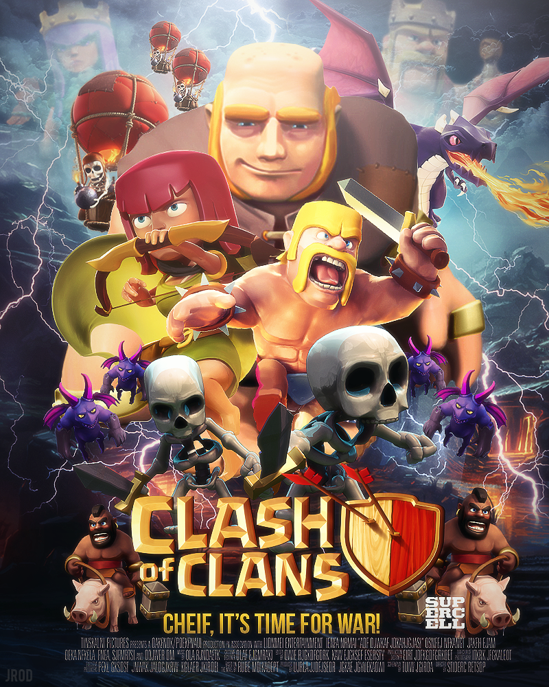 My Galery - Clash Of Clans Invitation , HD Wallpaper & Backgrounds