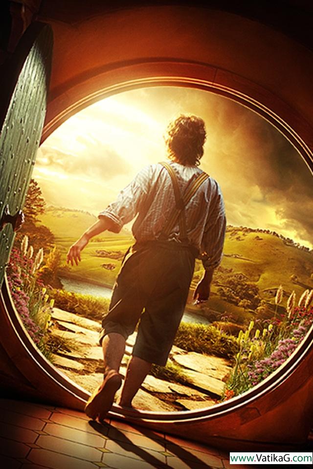 The Hobbit - Frodo Leaving Bag End , HD Wallpaper & Backgrounds