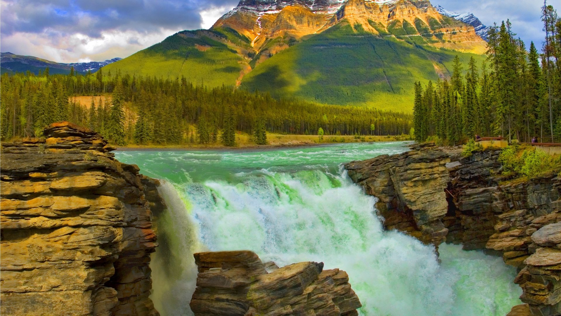Wallpaper Free Download - Athabasca Falls , HD Wallpaper & Backgrounds