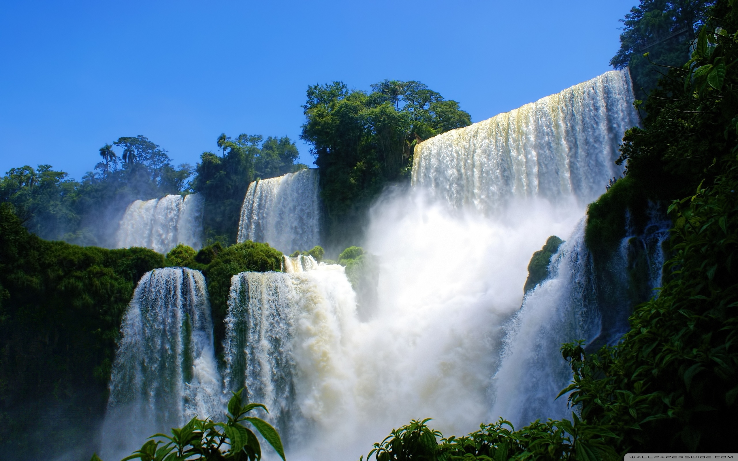 Waterfalls Wallpapers Gallery - Iguazu Falls , HD Wallpaper & Backgrounds