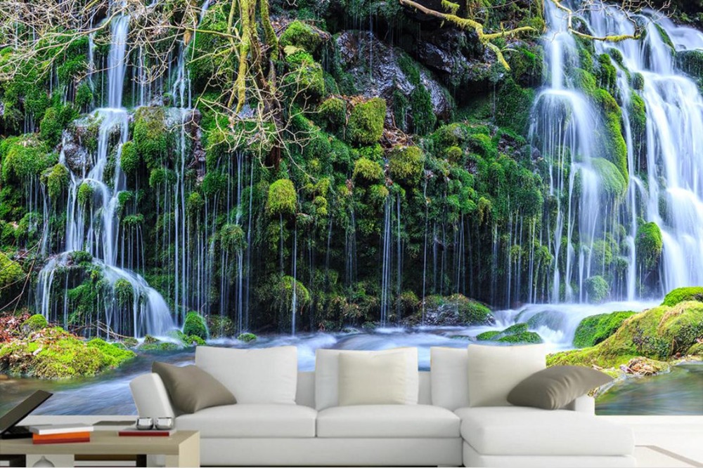 Simple Hd 3d Landscape Wallpaper Beautiful Waterfall - Wallpaper , HD Wallpaper & Backgrounds