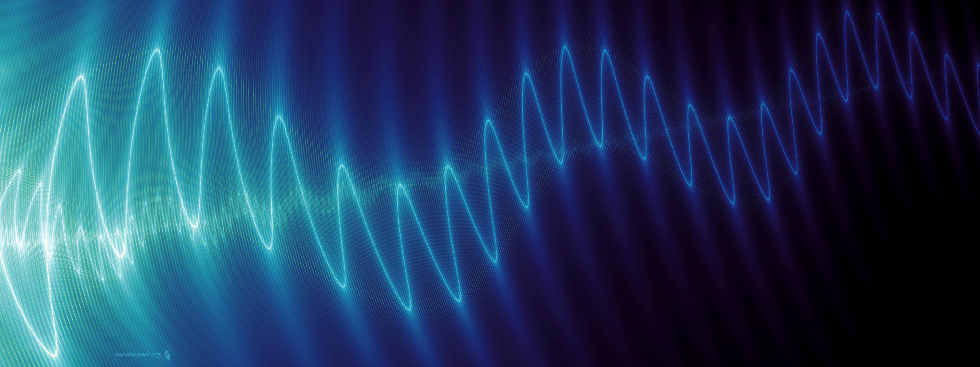 Blue Wave Wallpaper - Audio Waves Background , HD Wallpaper & Backgrounds