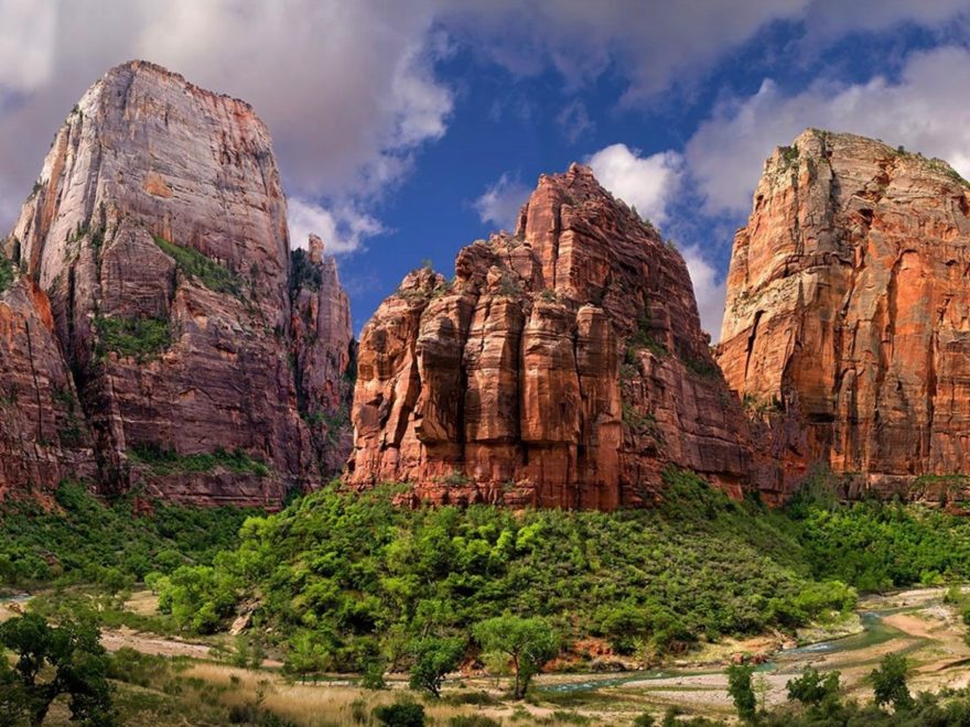 Zion National Park Hd Wallpaper Zion National Park - Zion National Park , HD Wallpaper & Backgrounds