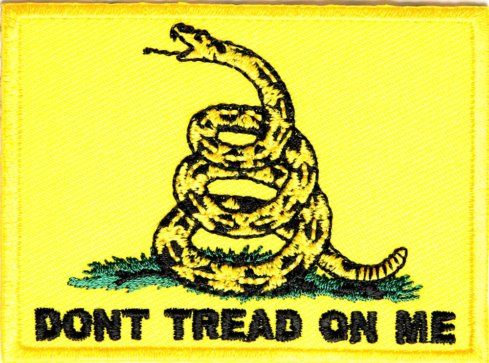 Gadsden Flag Don't Tread On Me Patch - Conservative Patches , HD Wallpaper & Backgrounds
