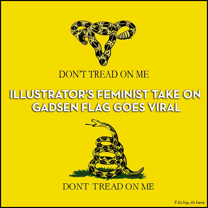 Florida-based Illustrator Anne Lesniak Has Managed - Dont Tread On Me Uterus , HD Wallpaper & Backgrounds