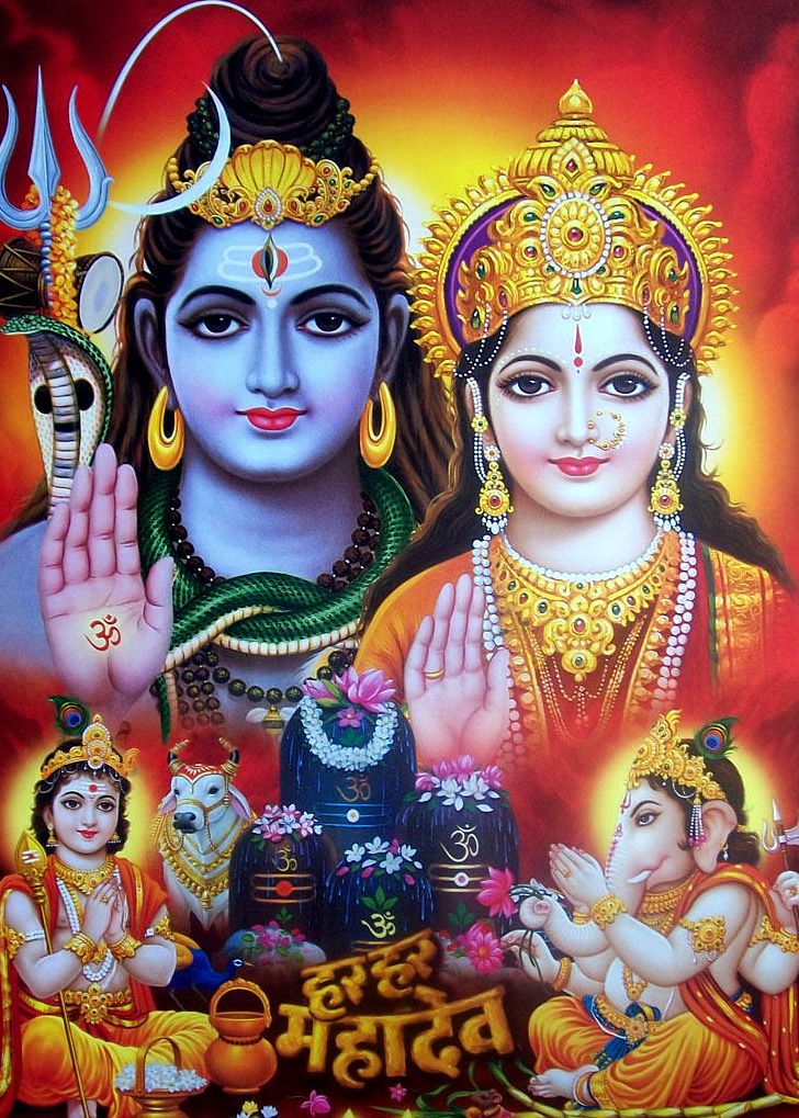 Om Namah Shivaya Desktop Wallpaper - Parvati Maa , HD Wallpaper & Backgrounds