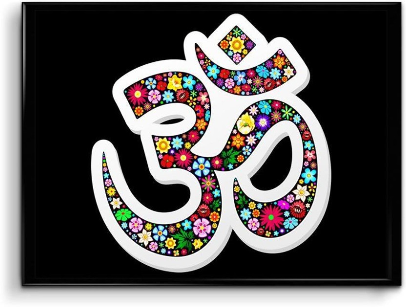 Om Shanti Paper Print - Namaste Symbol , HD Wallpaper & Backgrounds