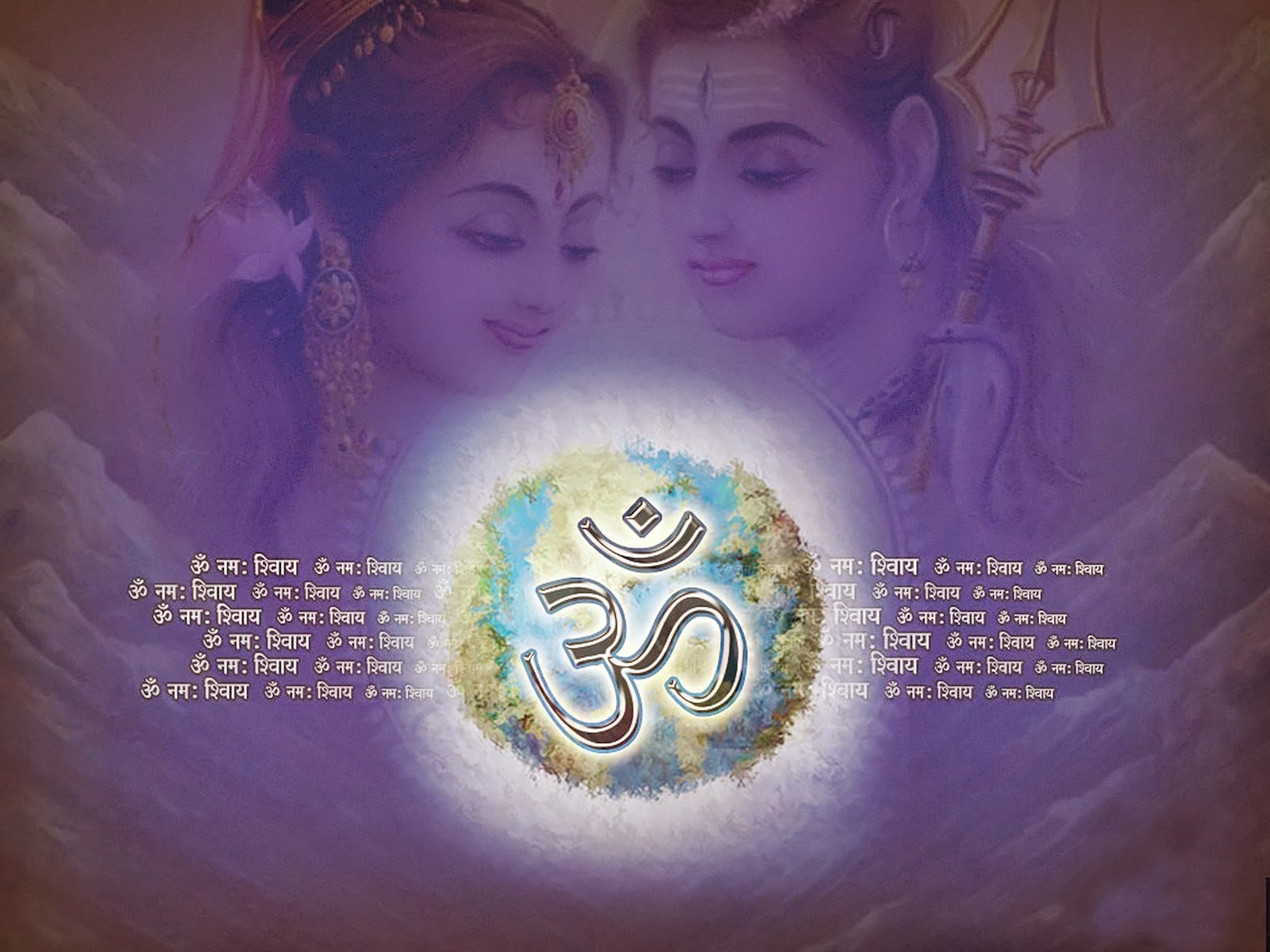Har Har Mahadev And Parvati Ji Om Hd Wallpaper Hindu - Om Namah Shivaya , HD Wallpaper & Backgrounds