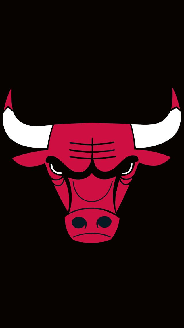 Bulls Logo, Iphone Wallpaper Background - Chicago Bulls Logo , HD Wallpaper & Backgrounds