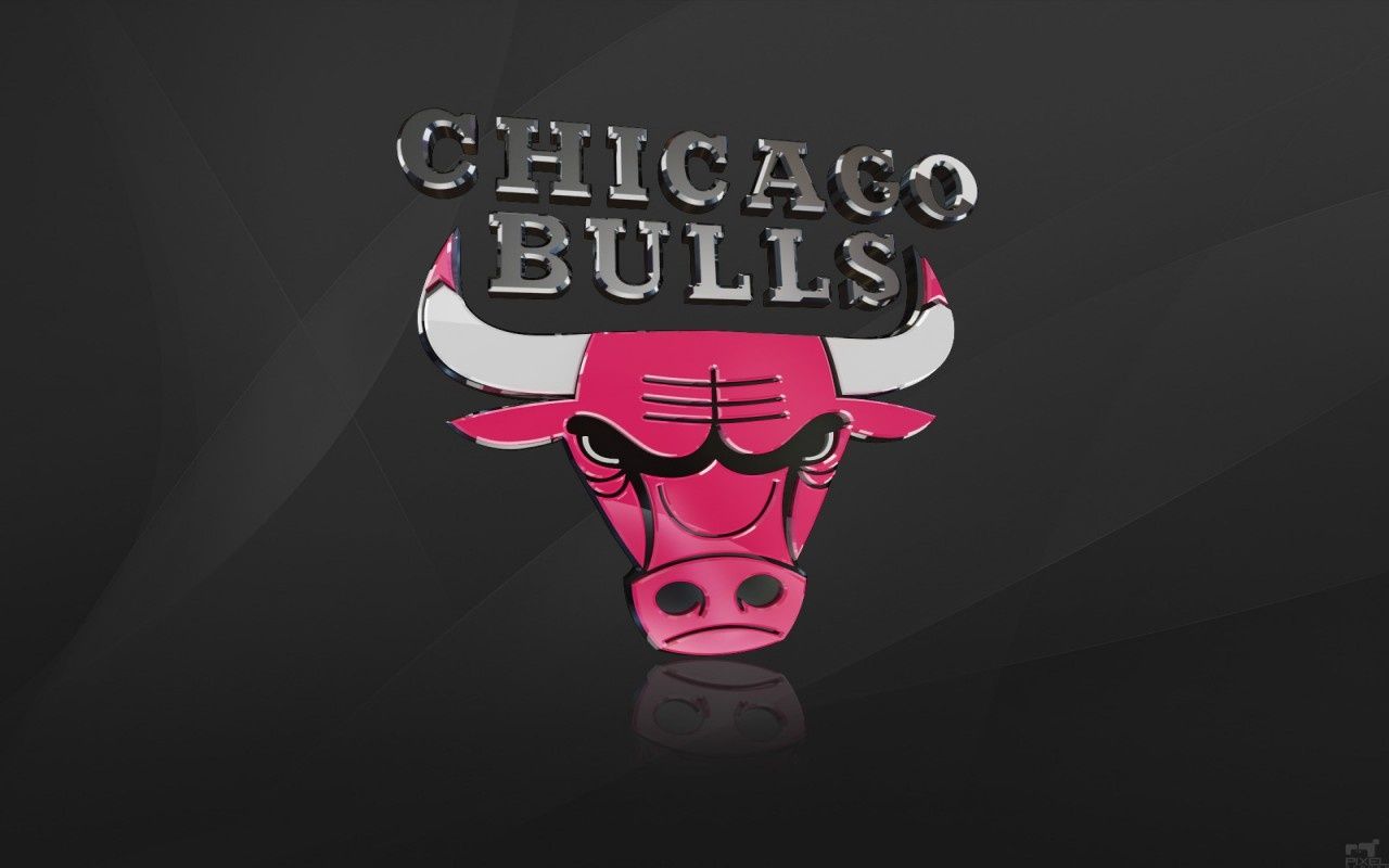 Chicago Bulls Logo Wallpapers Hd Pixelstalk Ideas About - Nba Chicago Bulls 3d , HD Wallpaper & Backgrounds