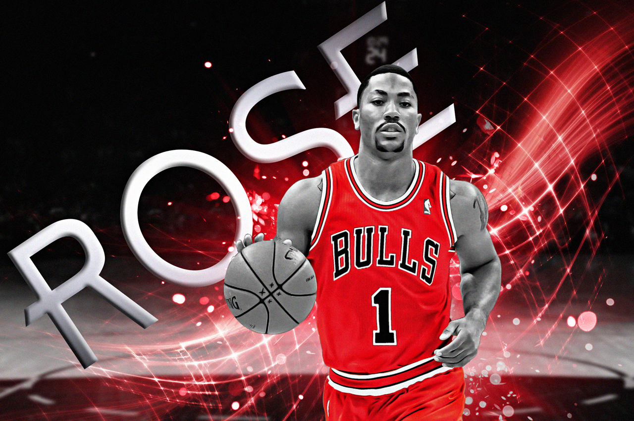 Derrick Rose Chicago Bulls Wallpapers - Chicago Bulls Wallpaper Rose , HD Wallpaper & Backgrounds
