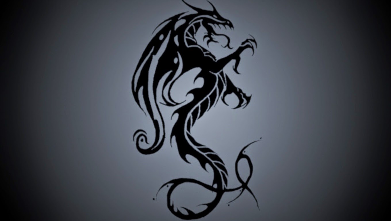 Amazing Tribal Wallpaper Hd - Black Dragon Wallpaper Iphone , HD Wallpaper & Backgrounds