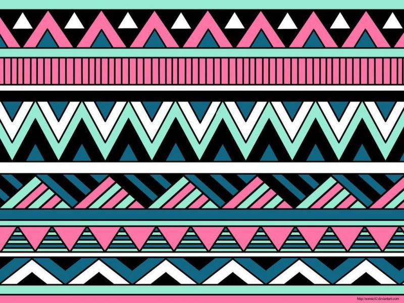 Colored Cool Tribal Wallpaper Backgrounds - Cute Chevron , HD Wallpaper & Backgrounds