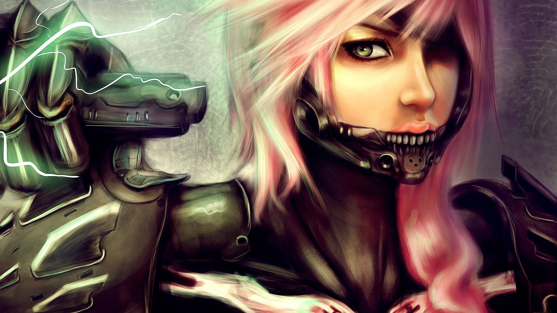 Women, Cyborg, Artwork, Concept Art, Fantasy Art, Metal - Raiden Metal Gear Female , HD Wallpaper & Backgrounds