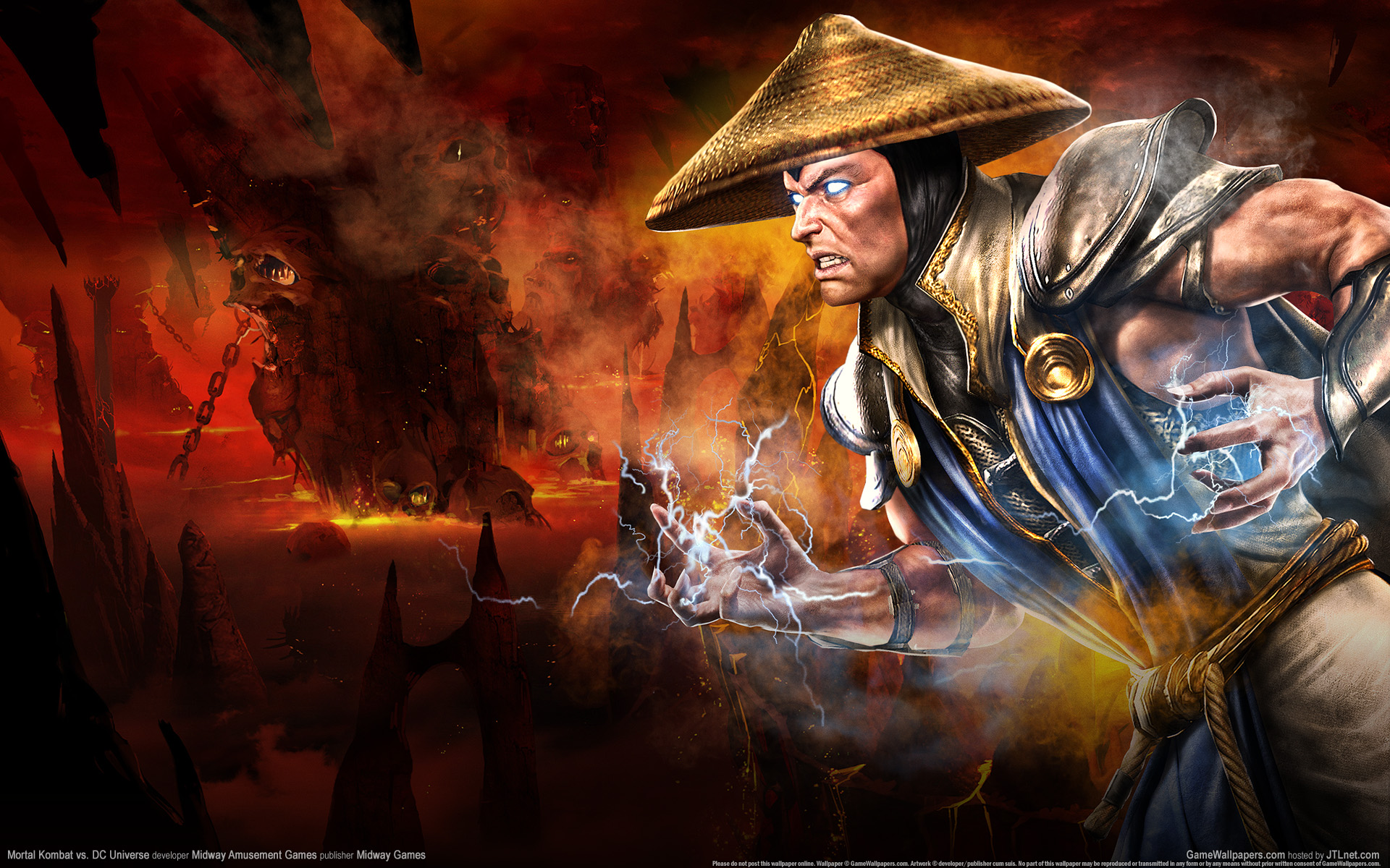 Raiden Wallpaper - Imagenes De Mortal Kombat Full Hd , HD Wallpaper & Backgrounds