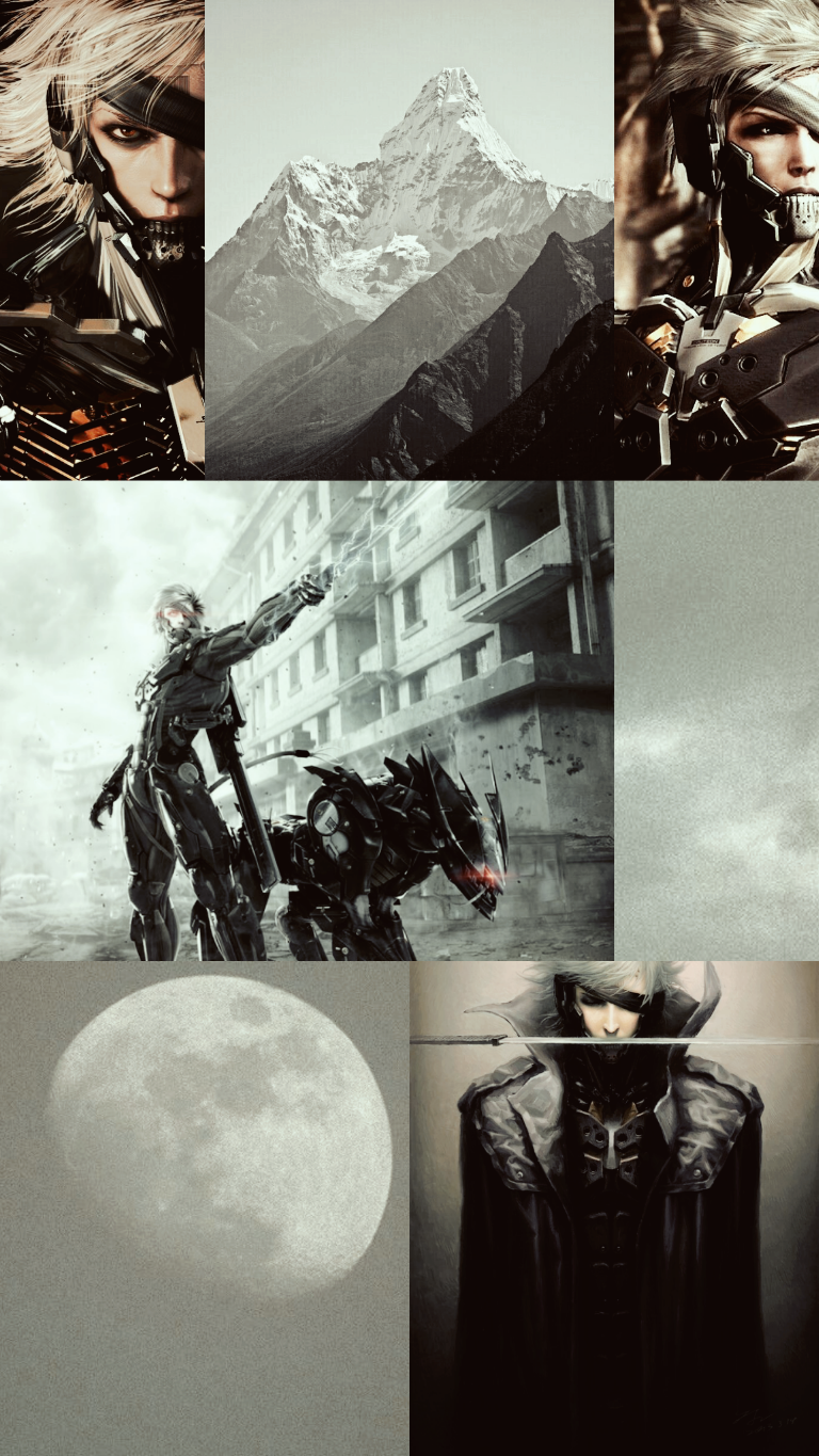 #raiden #wallpaper #grey #games - Metal Gear Rising Raiden And Wolf , HD Wallpaper & Backgrounds