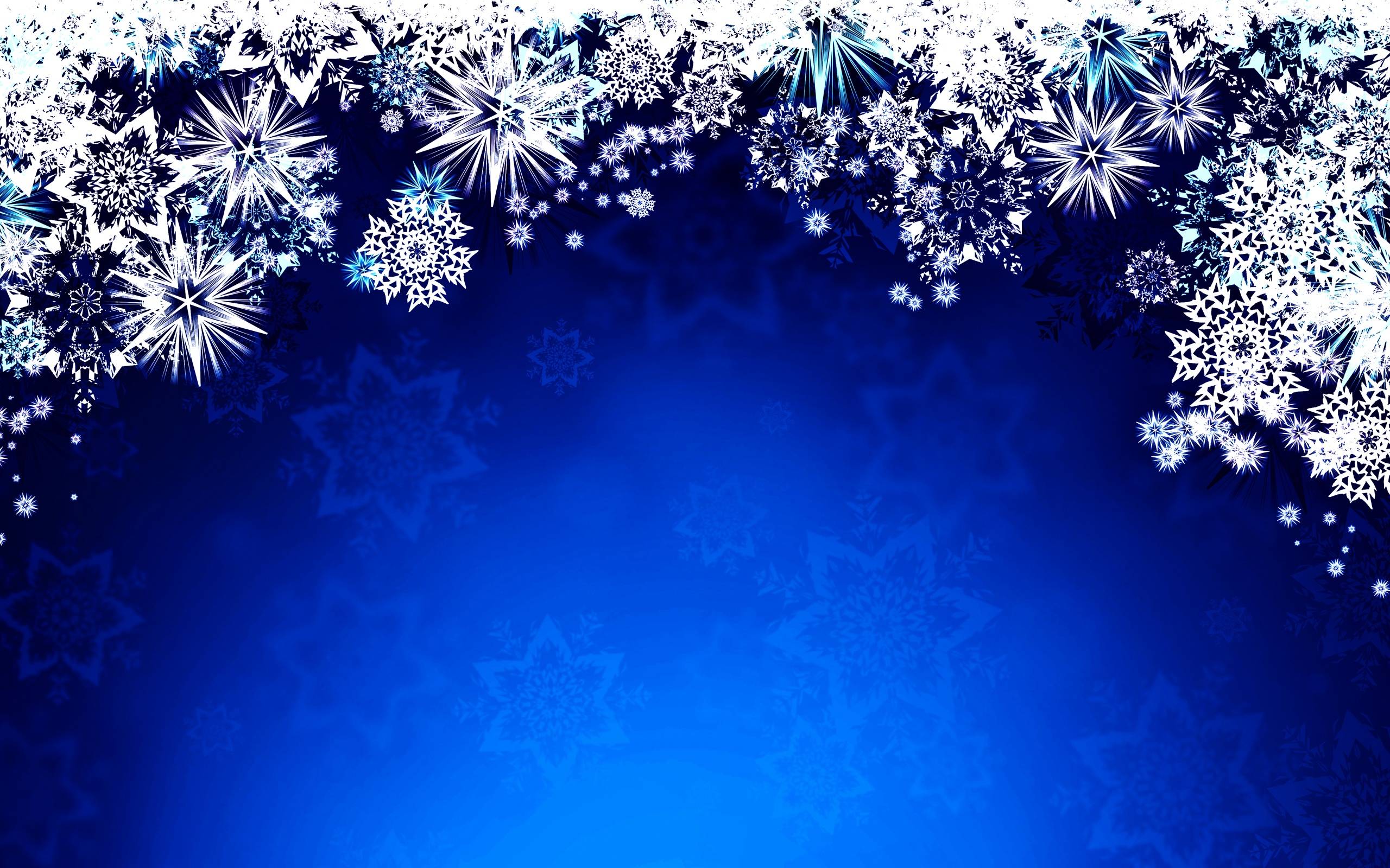 Snowflake ❤ 4k Hd Desktop Wallpaper - Blue Christmas Wallpaper Hd , HD Wallpaper & Backgrounds