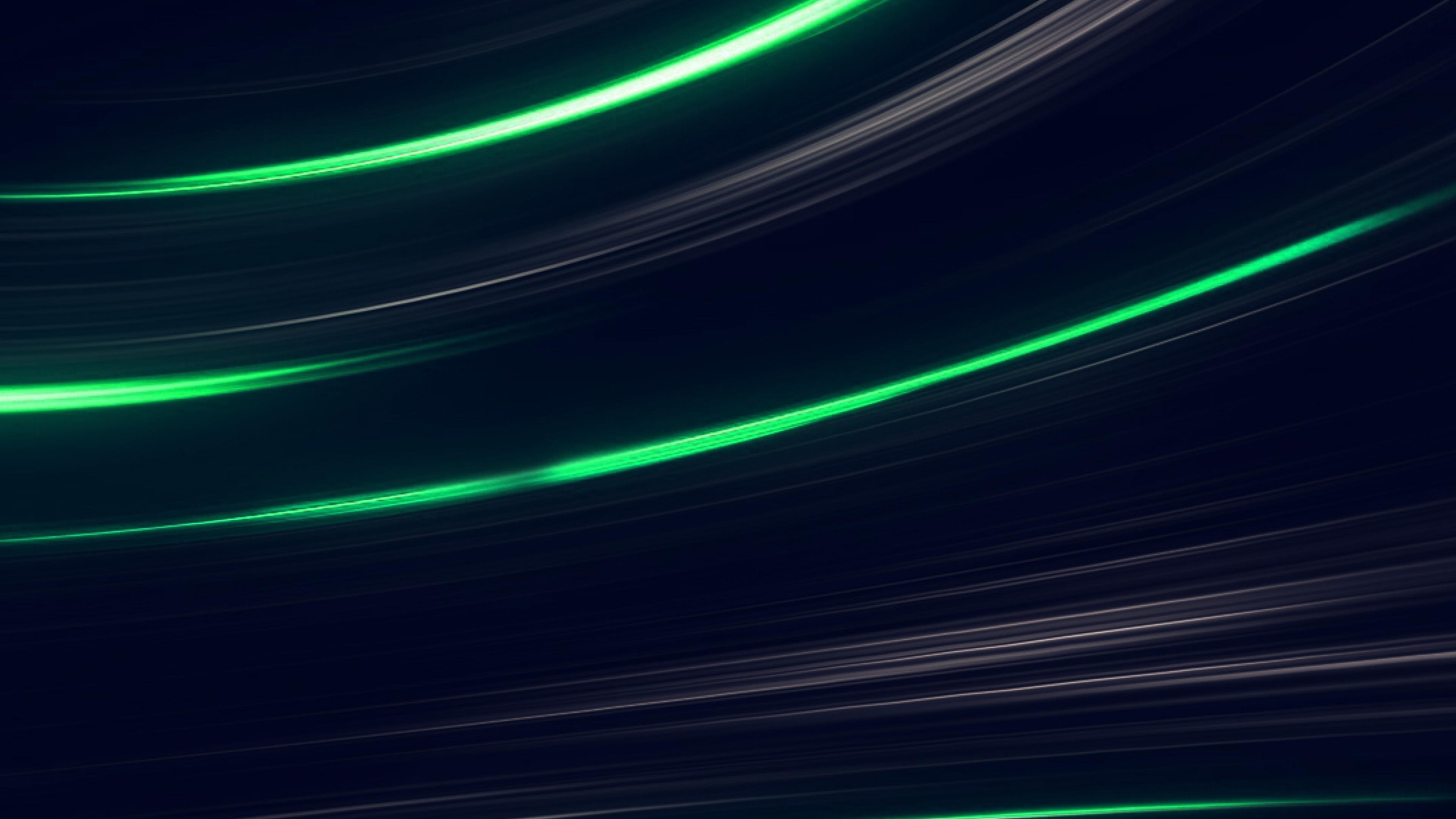 Curve Wallpaper - Abstract Wallpaper 4k Green , HD Wallpaper & Backgrounds