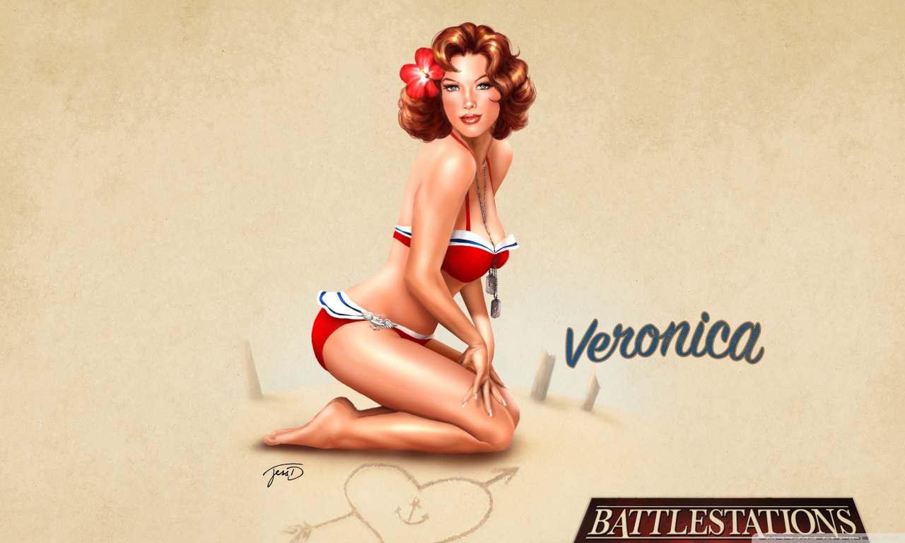 Standard - Battlestations Midway Pin Up , HD Wallpaper & Backgrounds