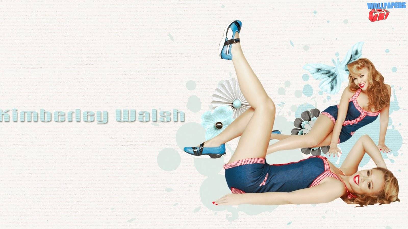 Kimberley Walsh Pin Up Girl Wallpaper - Imogen Thomas Premiership Footballer , HD Wallpaper & Backgrounds