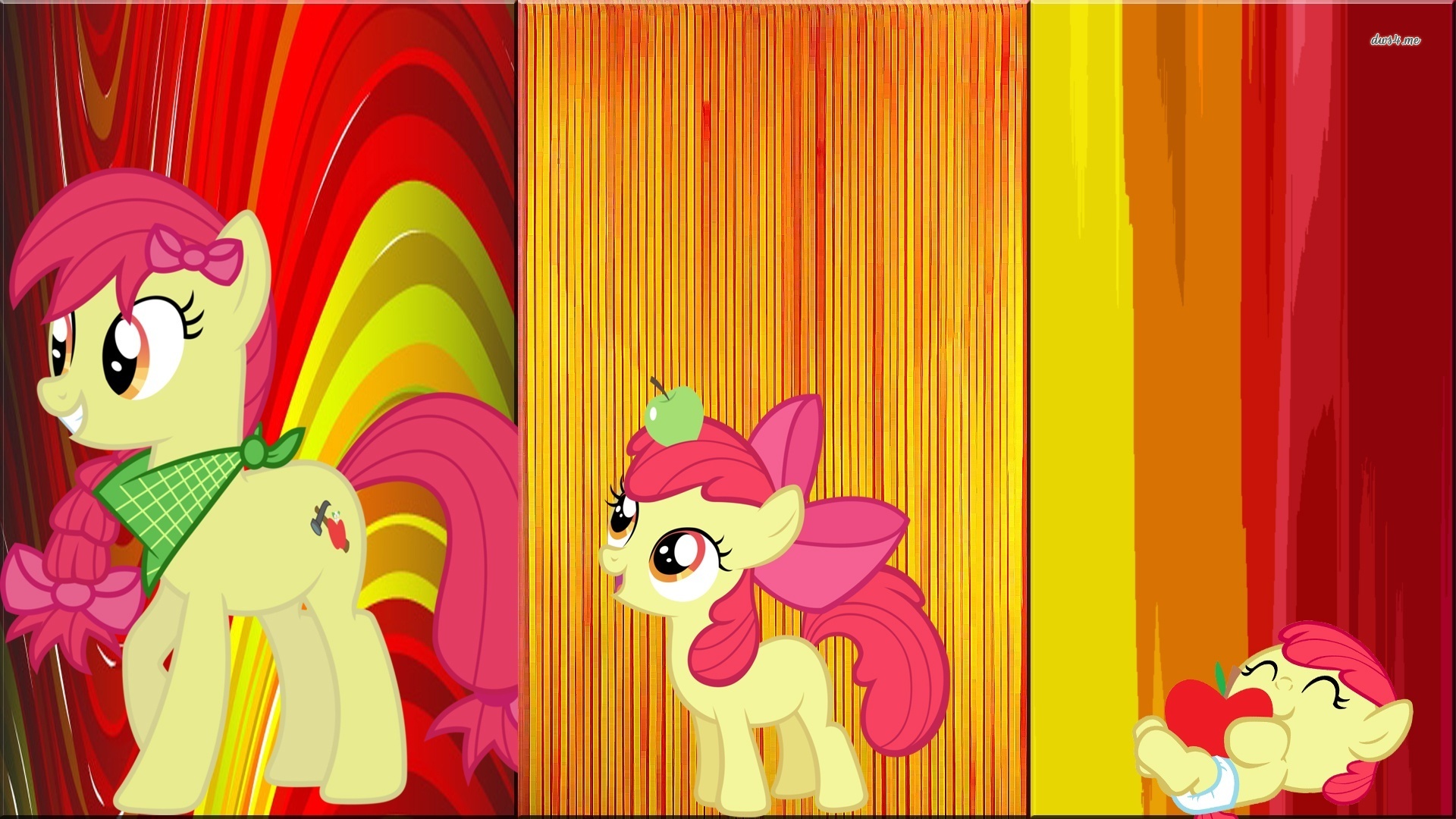Apple Bloom Growing Up In My Little Pony Wallpaper - My Little Pony Znaczek Apple Bloom , HD Wallpaper & Backgrounds