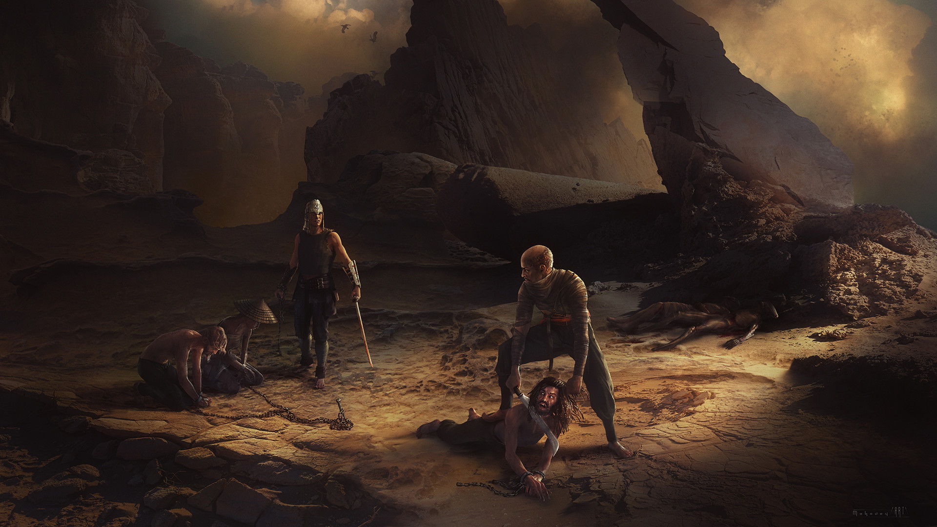 Mature Content - Kenshi Game Concept Art , HD Wallpaper & Backgrounds