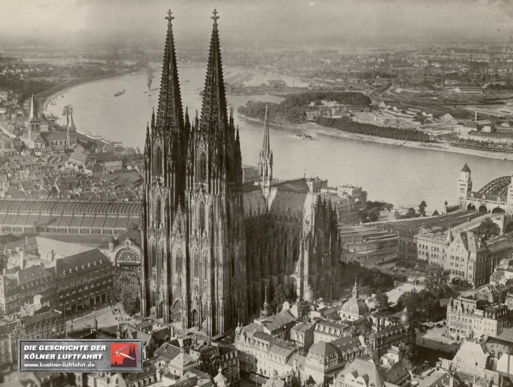 Wallpaper Luftbild Vom Alten Köln - Kölner Dom 1940 , HD Wallpaper & Backgrounds