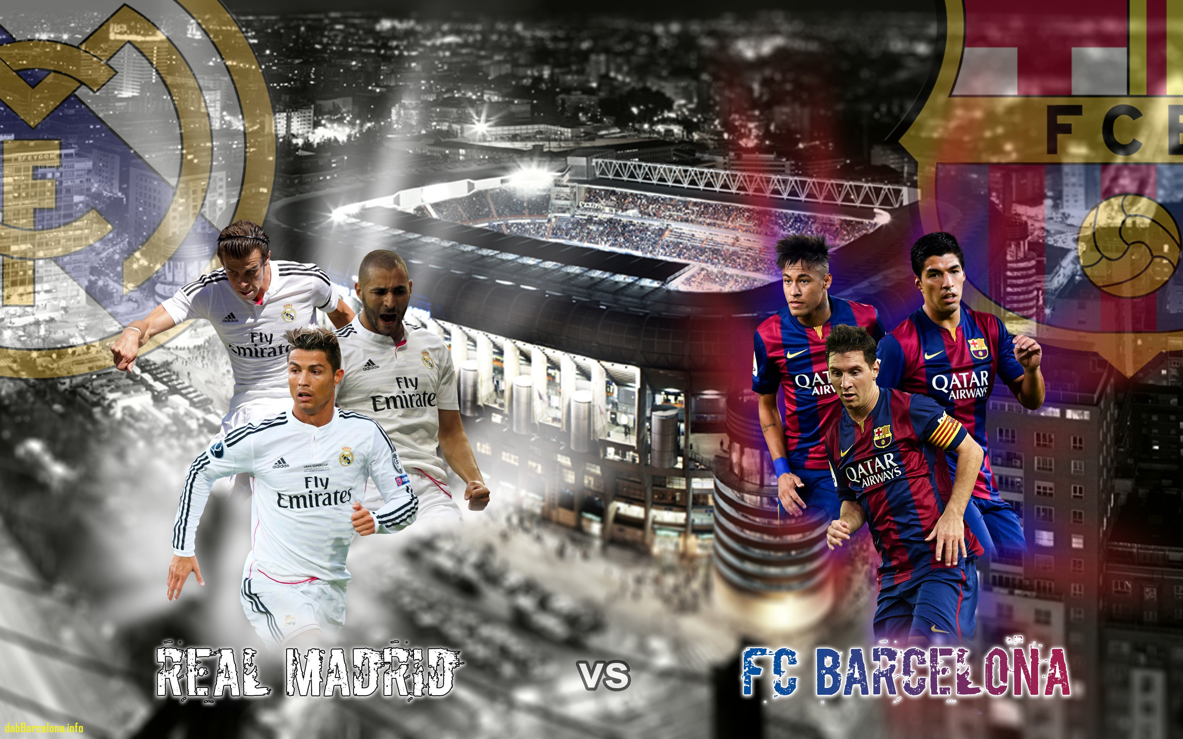 Unique Fc Barcelona Vs Real Madrid El Clasico 2015 - Fc Barcelona And Real Madrid , HD Wallpaper & Backgrounds