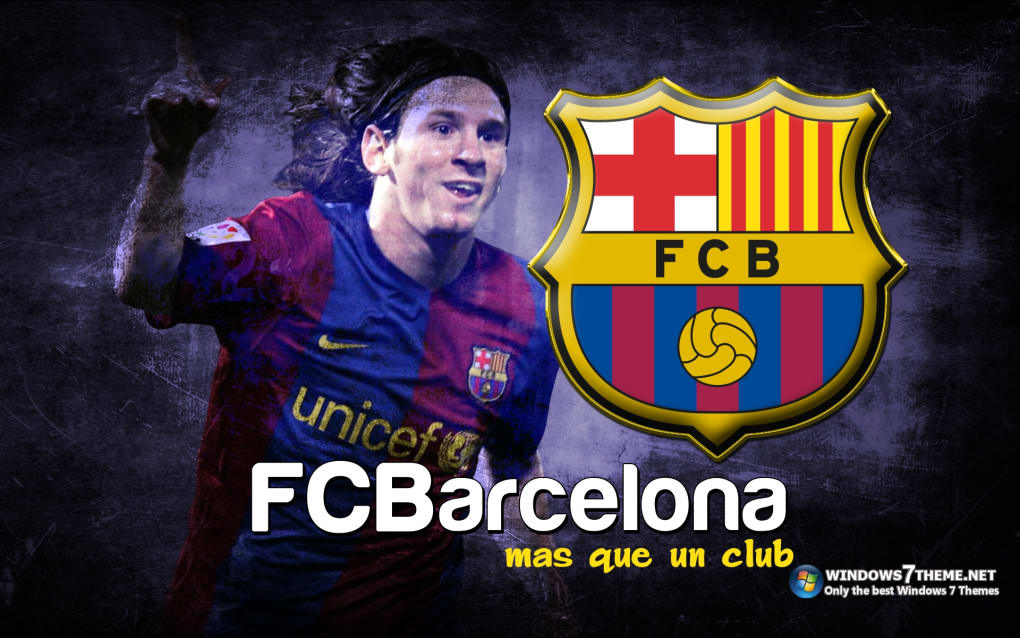 Fc Barcelona Theme - Fc Barcelona And Messi , HD Wallpaper & Backgrounds