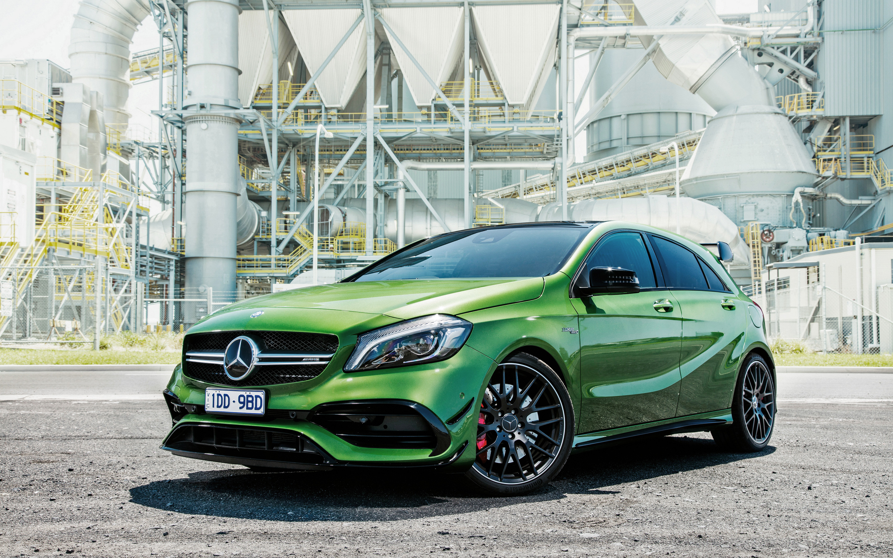 2016 Mercedes Benz A Class A45 Amg 4matic - Mercedes A 45 Amg Green , HD Wallpaper & Backgrounds