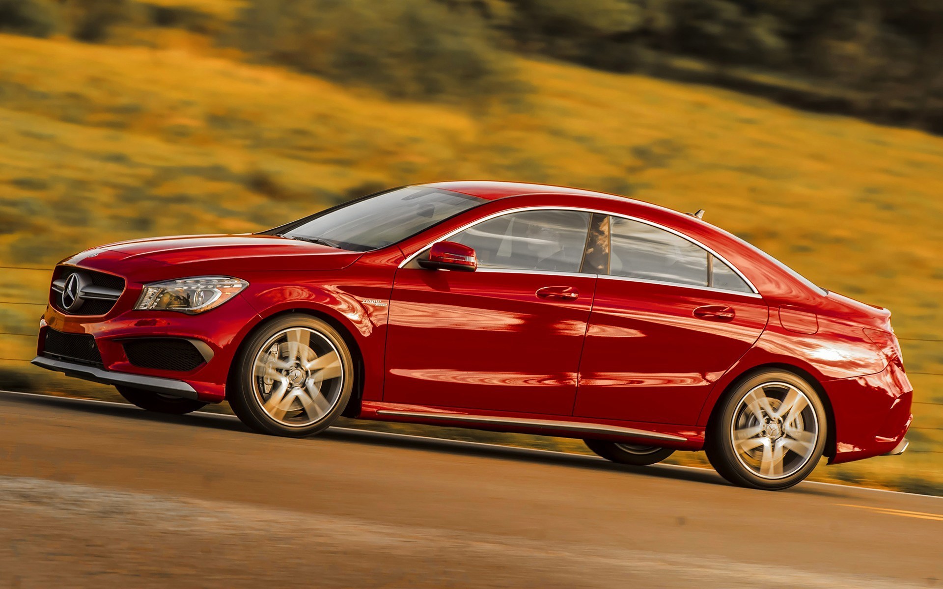 Mercedes Benz Cla 45 Amg 2014 Us Wallpapers And Hd Red