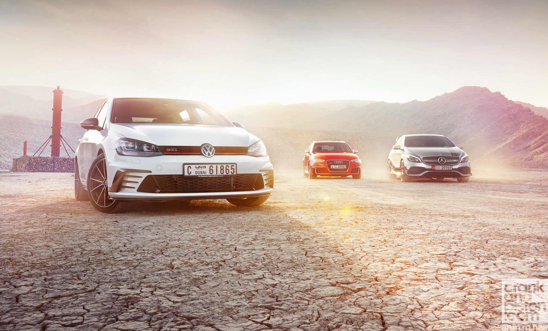 Vw Gti Vs Audi Rs3 Vs Mercedes Amg A45 Crankandpiston , HD Wallpaper & Backgrounds