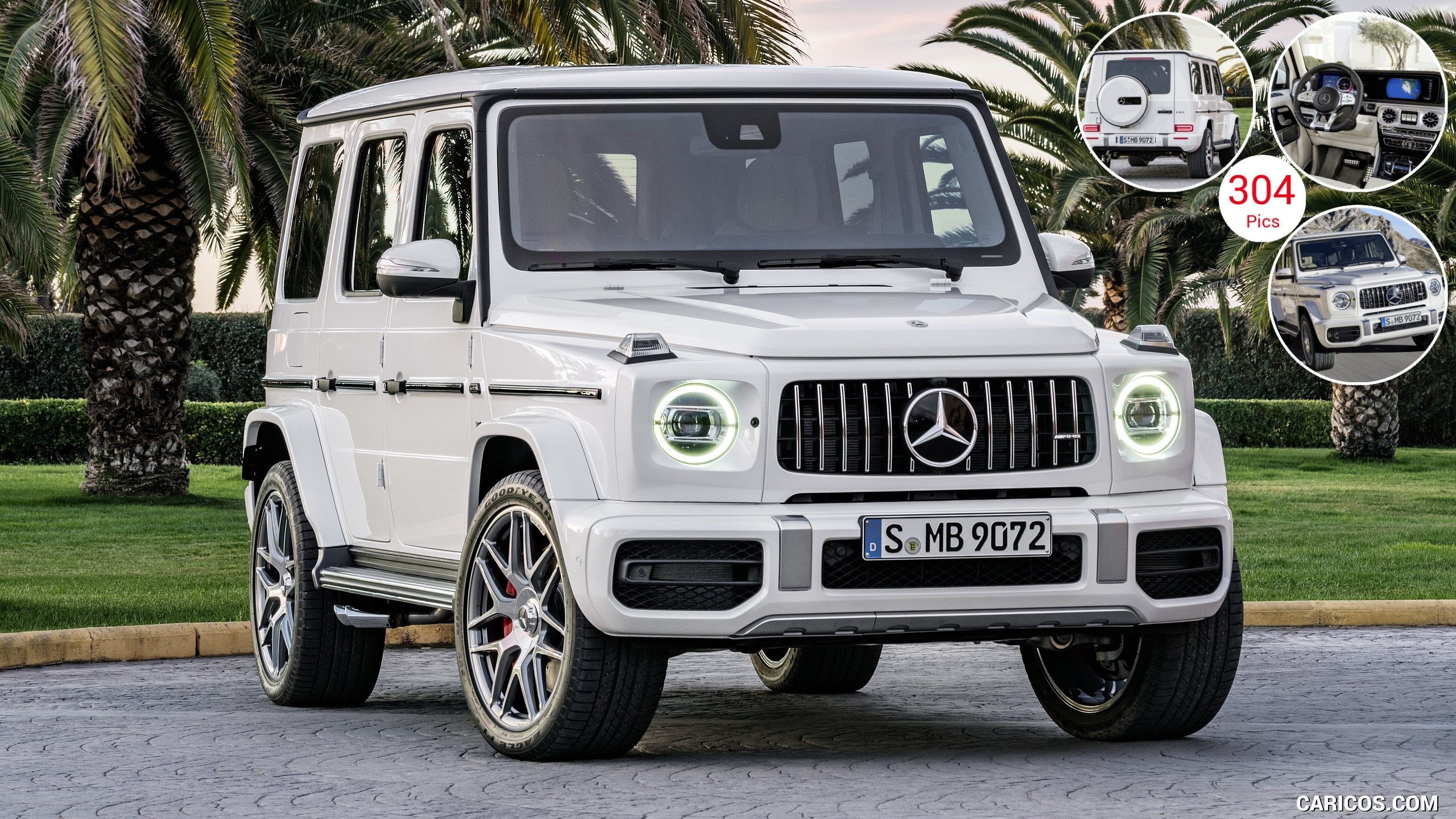 Mercedes G63 2019 White Amg Color Designo Mystic Bright