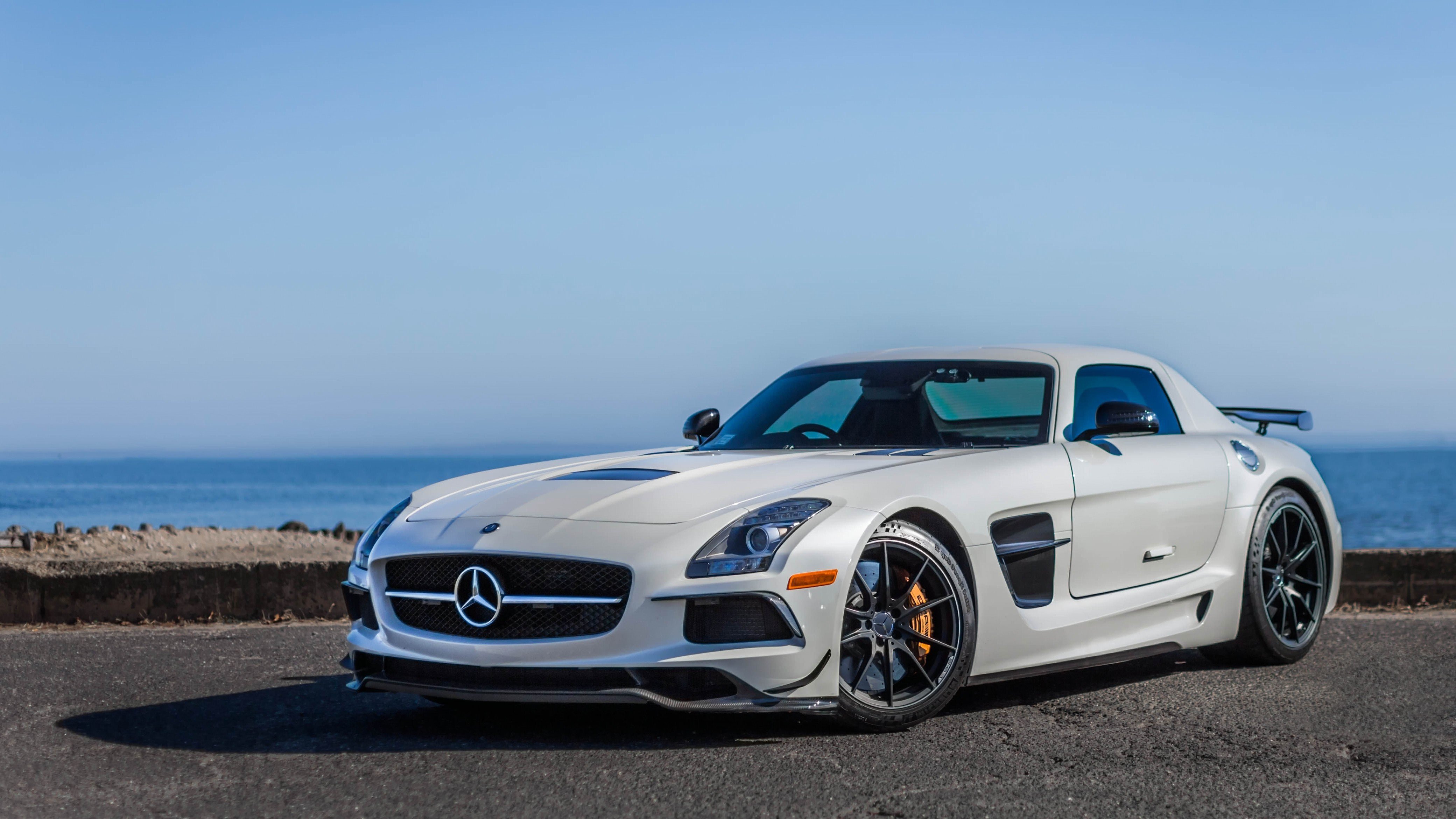 Mercedes Benz Sls Amg Supercar - Full Screen Mercedes Benz Wallpaper Hd , HD Wallpaper & Backgrounds