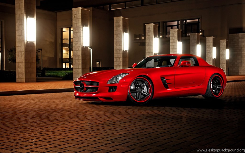 Mercedes Benz Sls Amg Wallpapers Hd Wallpapers Hd 4k - Mercedes Sls Red 4k , HD Wallpaper & Backgrounds