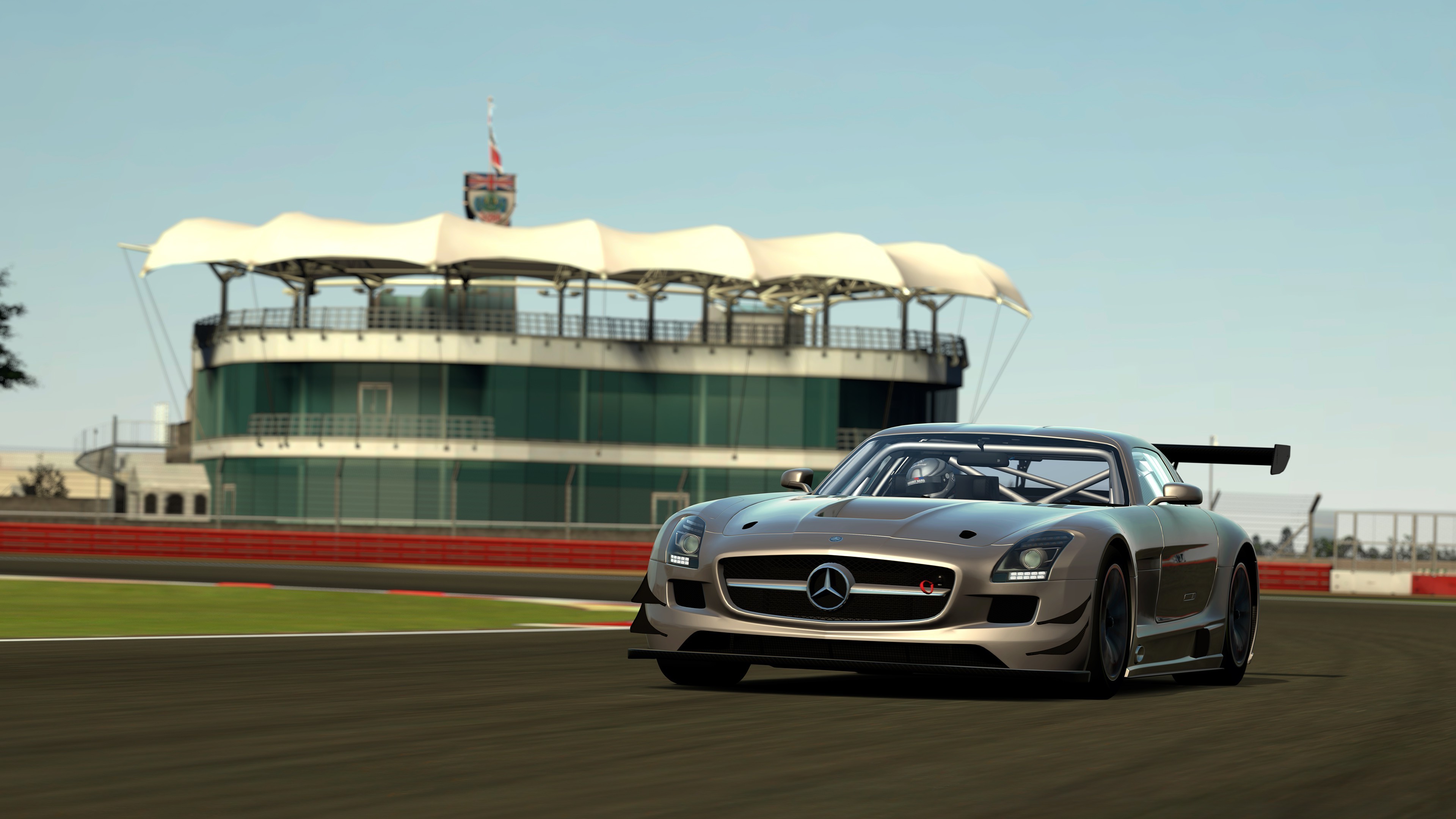 Mercedes Benz Sls Amg, Car, Race Tracks, Gran Turismo - Mercedes-benz Sls Amg , HD Wallpaper & Backgrounds