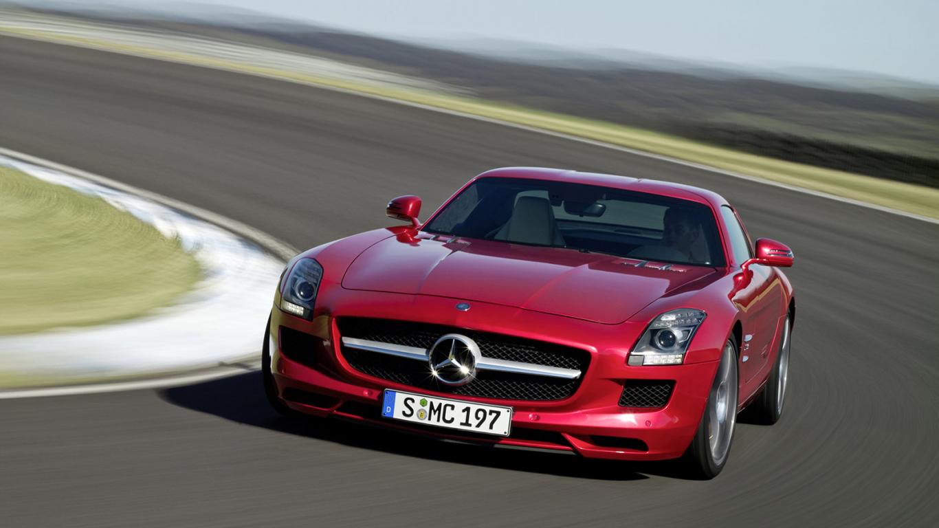 2011 Mercedes Benz SLS AMG Red
