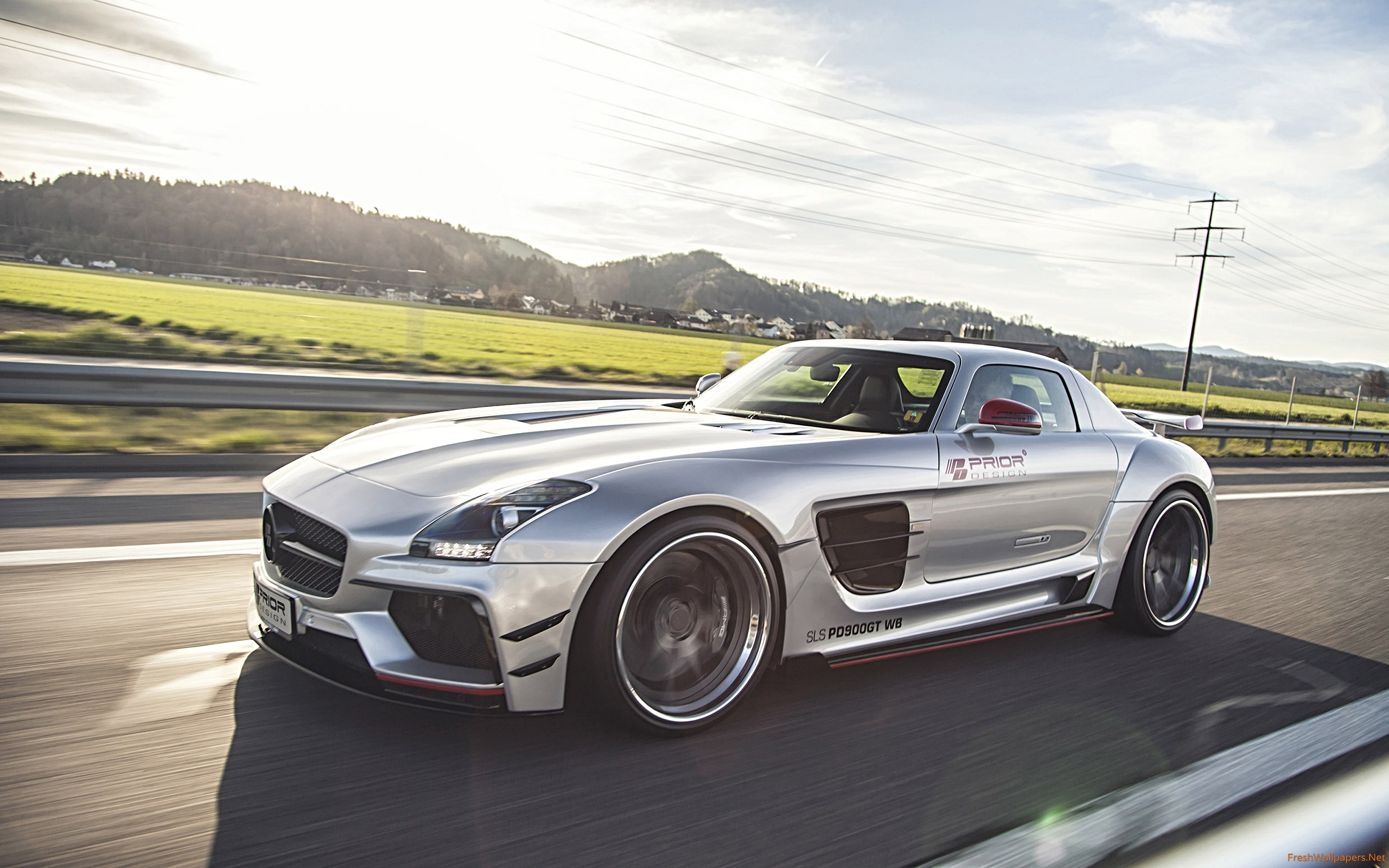2015 Prior Design Mercedes Benz Sls Amg Wallpaper - Mercedes Sls Wide Body , HD Wallpaper & Backgrounds