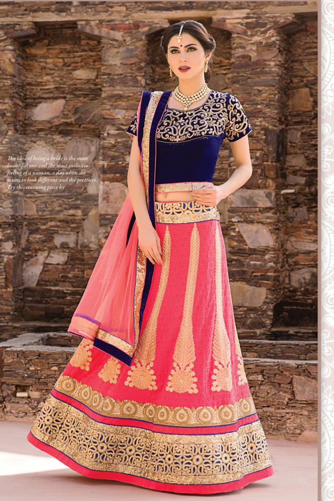 Triveni Pink Lehenga For Bride - Best Lehenga In The World , HD Wallpaper & Backgrounds