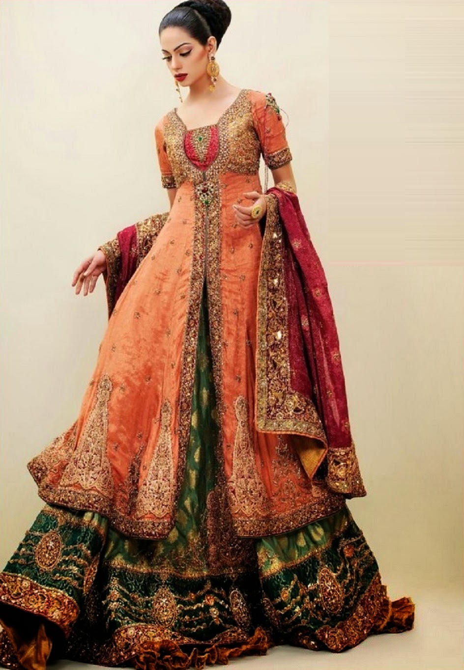 dulhan lehenga suit