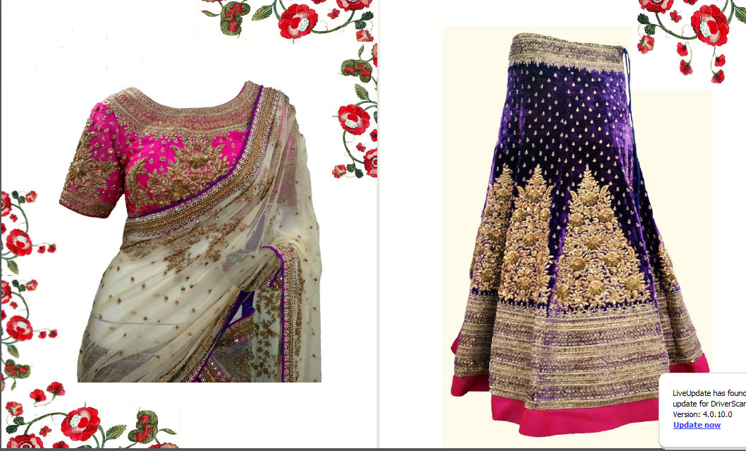 Drawn Wedding Dress Lehenga - Pattern , HD Wallpaper & Backgrounds