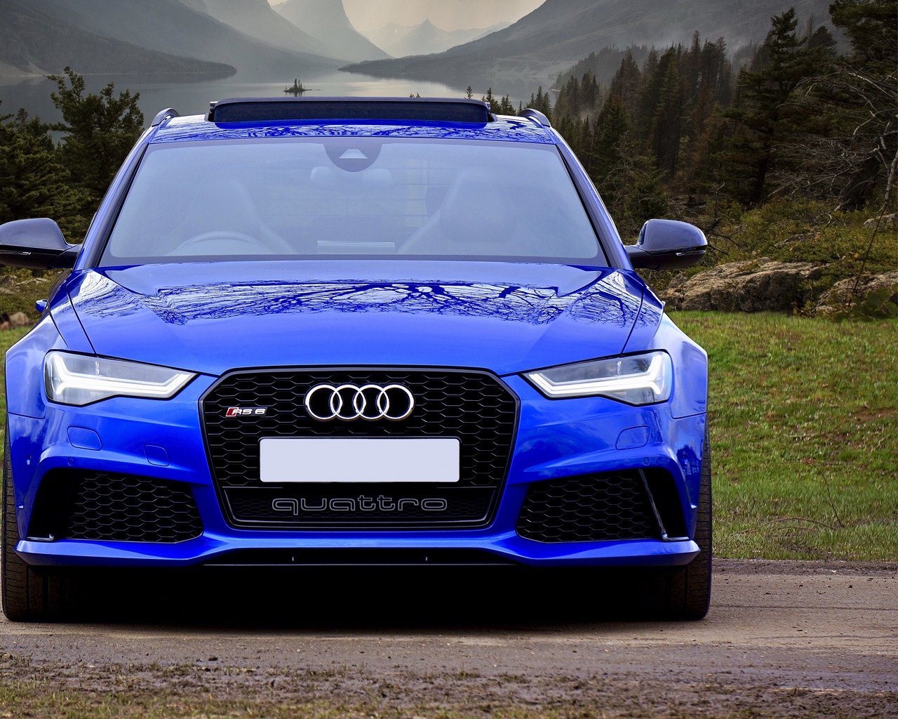 Wallpaper Audi Rs6, Audi, Car, Blue, Front View - Audi Car Wallpaper Hd For Mobile , HD Wallpaper & Backgrounds