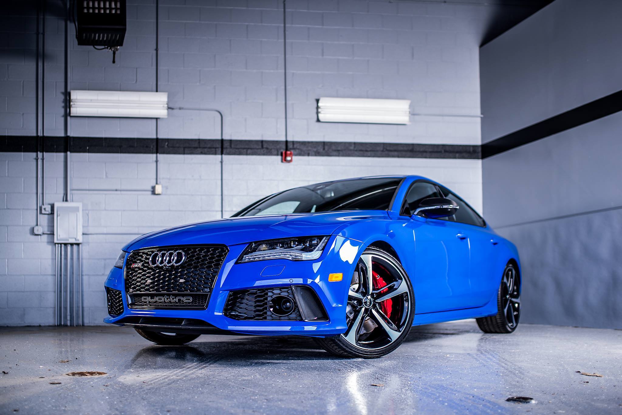 Audi Rs7 Blue , HD Wallpaper & Backgrounds
