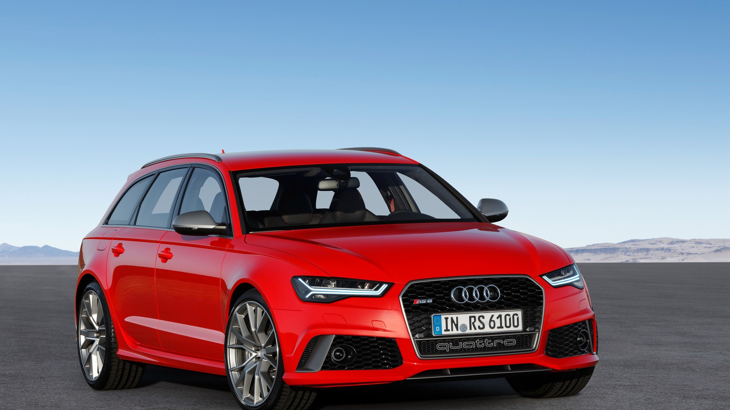Audi Rs6, Red, Luxury, Cars, Sky - Audi Rs6 Avant 2016 , HD Wallpaper & Backgrounds